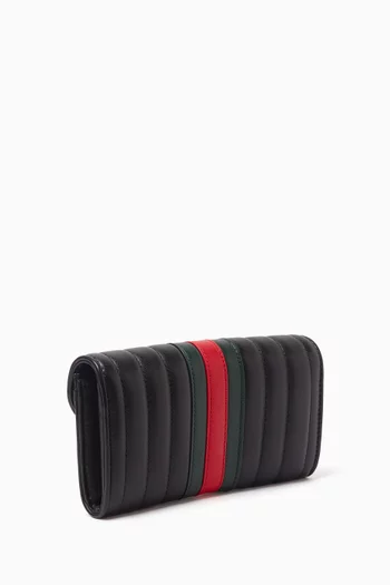 GG Marmont Continental Wallet in Leather