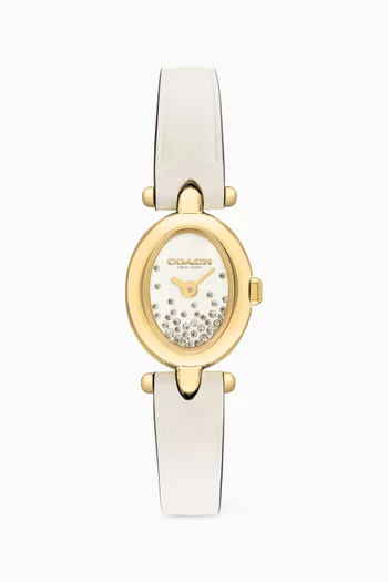 Sammy Quartz Leather Watch, 18mm