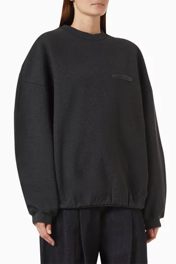 Ruban Oversized Sweatshirt in Cotton