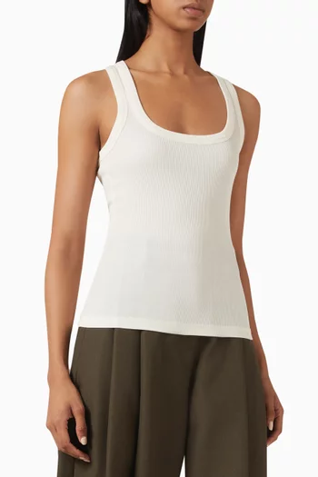 The Gros Grain Tank Top in Cotton