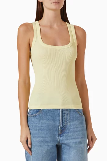 The Gros Grain Tank Top in Cotton