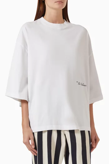 Le Palmier T-shirt in Cotton