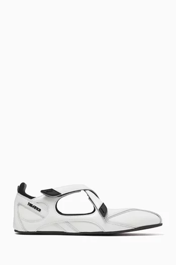 Floor 01 Ballerina Flats in Leather