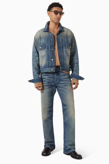 Scraped Jacket in Denim