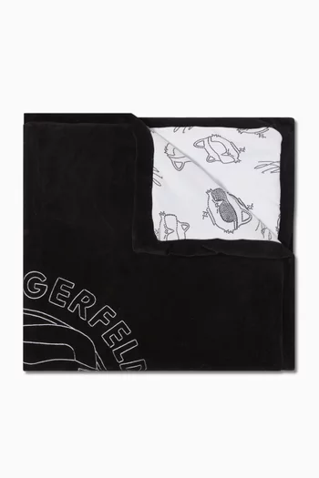 Choupette Print Blanket