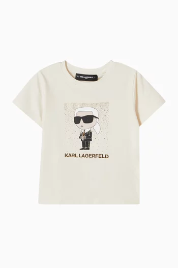 Iconic Karl Graphic T-shirt in Cotton-blend