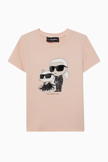 Iconic Karl Graphic T-shirt in Cotton-blend