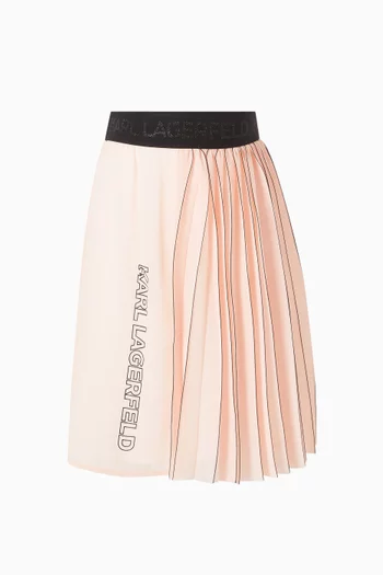 Pleated Midi Skirt