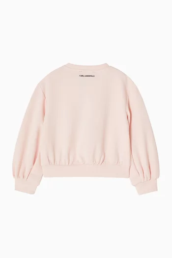 Choupette Logo Sweatshirt in Cotton-blend