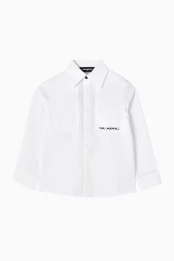 Logo Shirt in Cotton