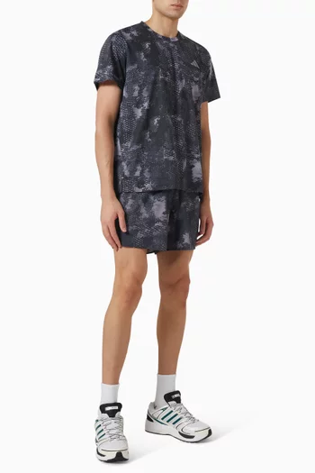 ADI365 Running Animal-print T-shirt