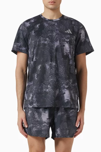 ADI365 Running Animal-print T-shirt