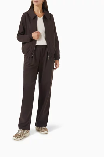 Zip-up Sweat Jacket in Cotton