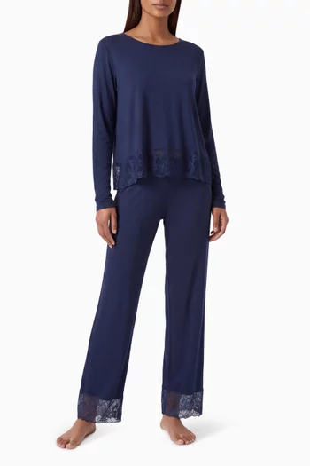 Azelia Long Pyjama Set in Modal