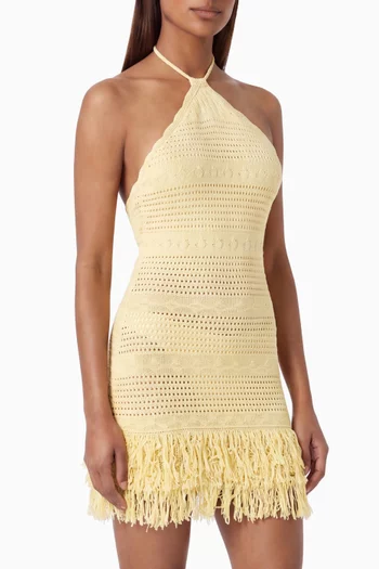 Rae Mini Dress in Cotton-knit