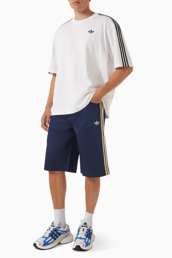 Firebird Twill Jorts in Satin