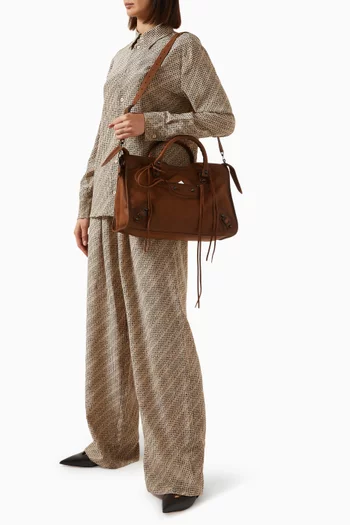 Medium Le City Bag in Vintage Goatskin