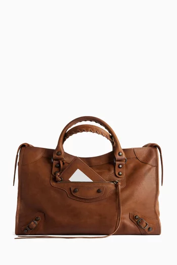 Medium Le City Bag in Vintage Goatskin