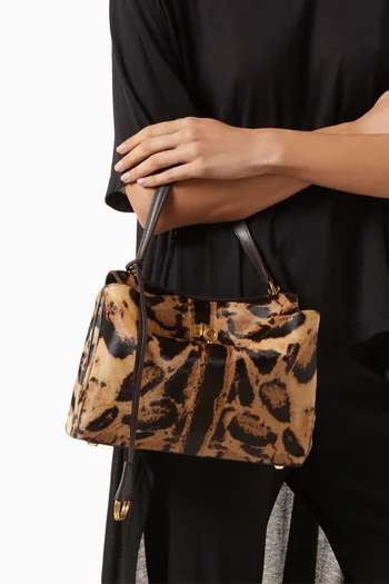 Small Rodeo Handbag in Pony Hair Calfskin