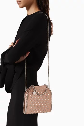 Tiny Falabella Crystal-studded Crossbody Bag