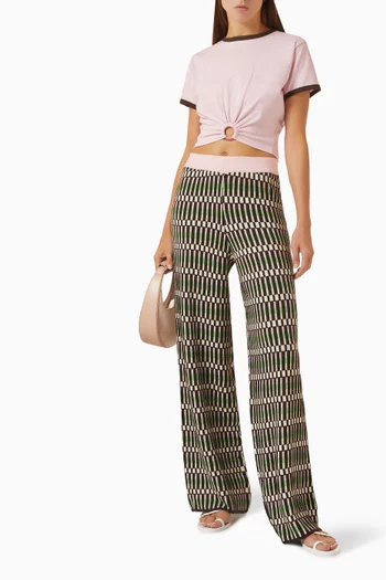 Kina Knit Wide-leg Pants