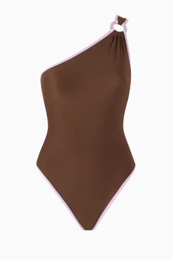 Asaka One-shoulder One-piece Swimsuit