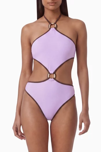 Kara Halterneck One-piece Swimsuit