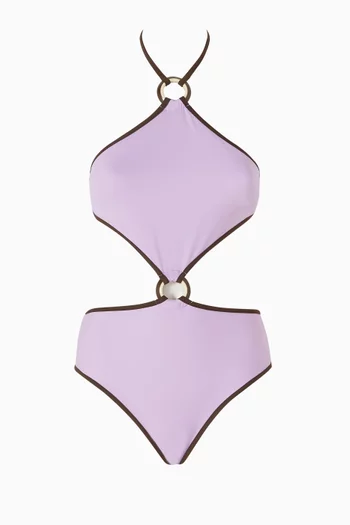 Kara Halterneck One-piece Swimsuit