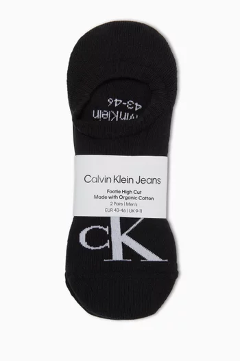 Invisible Socks in Soft Cotton , Set of 2
