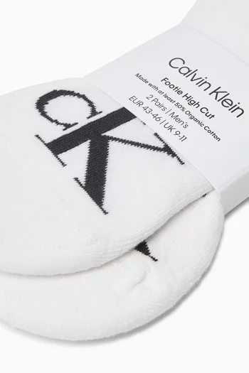 Invisible Socks in Soft Cotton , Set of 2