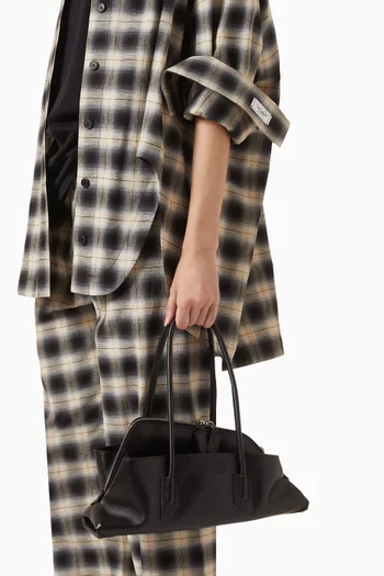 Small La Passeggiata Top-handle Bag in Leather