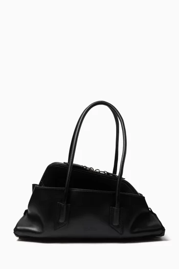 Small La Passeggiata Top-handle Bag in Leather