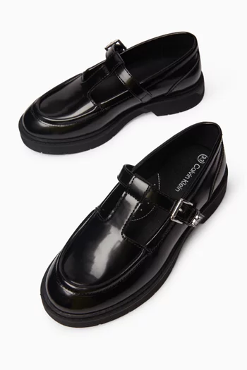 Ballerina Flats in Leather