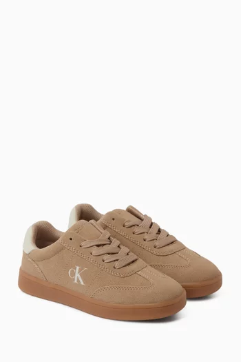 Lace-up Sneakers in Suede