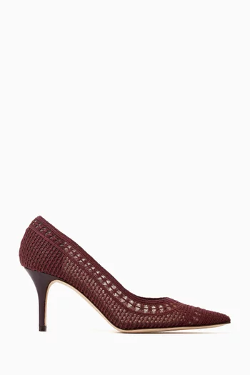 Trieste 75 Pumps in Crochet Mesh