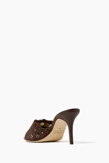 Como 75 Mules in Crochet Lace