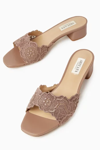 Como 35 Mules in Crochet Lace