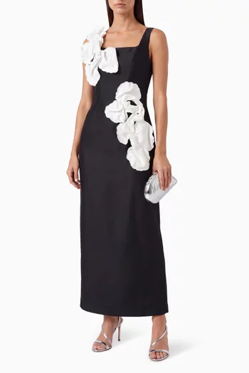 Radburn Floral-appliqué Dress