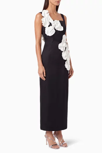 Radburn Floral-appliqué Dress