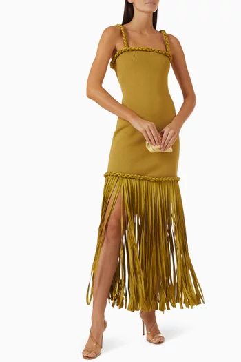 Ribiona Knit Midi Dress