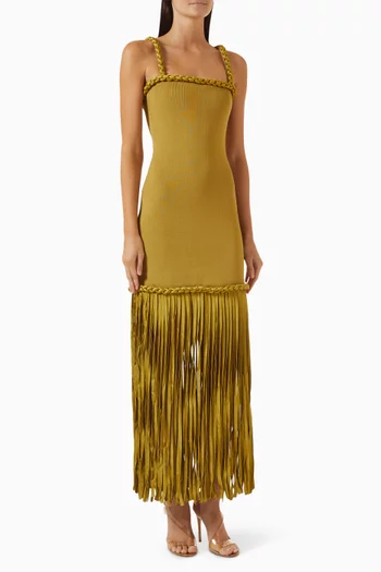 Ribiona Knit Midi Dress