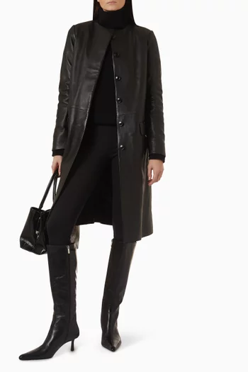 Gemma Coat in Leather