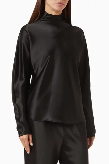 Maddy Shirt in Satin
