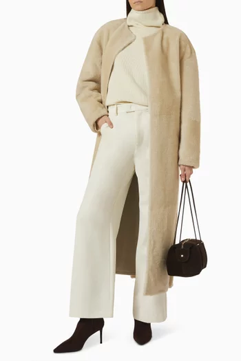 Shea Coat in Shearling Leather