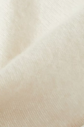 Bini Triangle Knit Scarf in Organic Cashmere