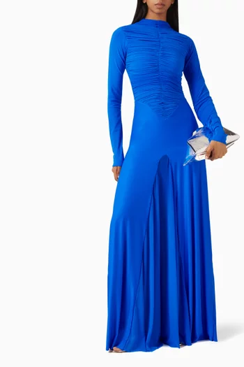 Loon Ruched Maxi Dress