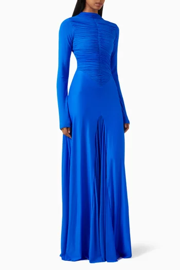 Loon Ruched Maxi Dress