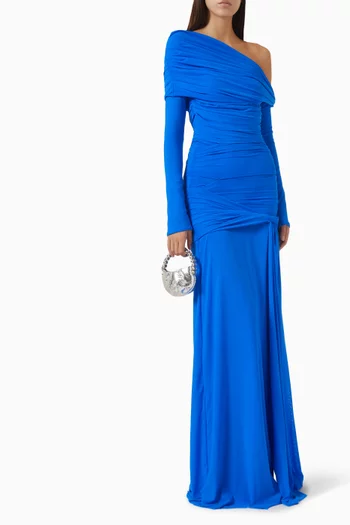 Ibis Draped One-Shoulder Dress