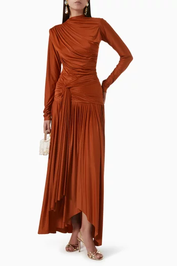 Crocus Draped Dress