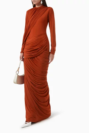 Suzie Ruched Maxi Dress